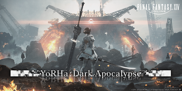 Final Fantasy XIV Shadowbringers - Raid en alliance YoRha : Dark Apocalyspe
