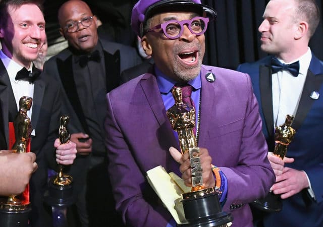 Oscars 2019 Spike Lee recoit sa première véritable statuette et il est heureux !