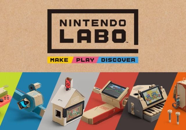 Nintendo Labo - jeux en carton