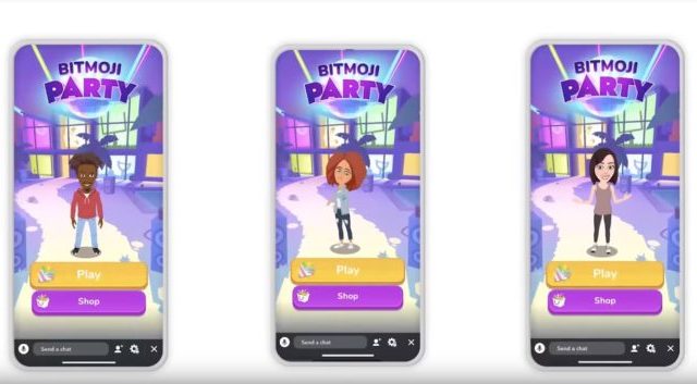Jeux sur téléphone avec Snapchat
