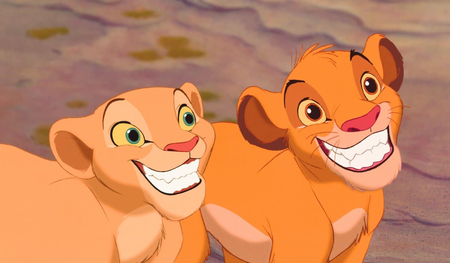 le roi lion Nala et Simba heureux de retrouver leurs aventures une fois de plus sur grand écran !