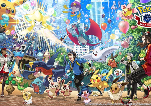 Pokémon GO - 3ème anniversaire