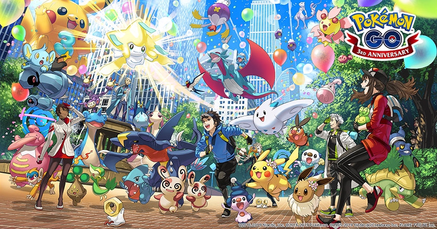 Pokémon GO - 3ème anniversaire