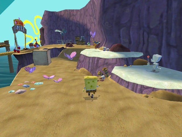 Битва за лагуну бикини. Spongebob Squarepants Battle for Bikini bottom ps2 Xbox. Spongebob Squarepants Battle for Bikini bottom 2003. Spongebob Battle for Bikini bottom ps2. Губка Боб битва за лагуну бикини 2003.