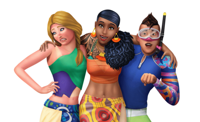 Sims 4 îles paradisiaques personnages
