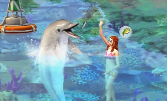 Sims 4 îles paradisiaques dauphin