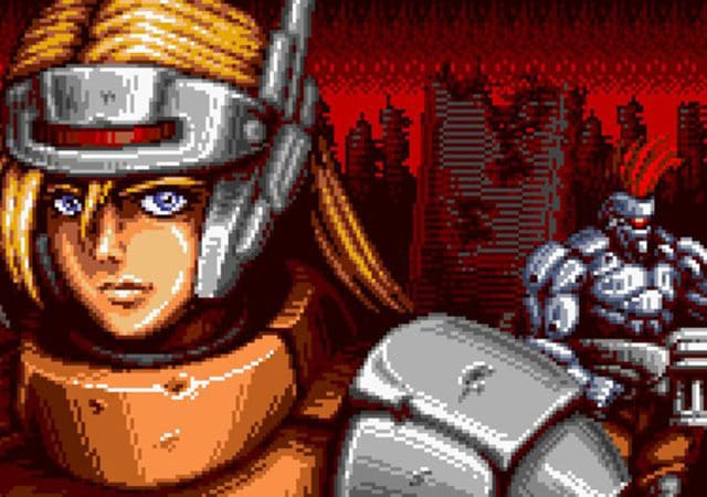 Blazing Chrome héroïne