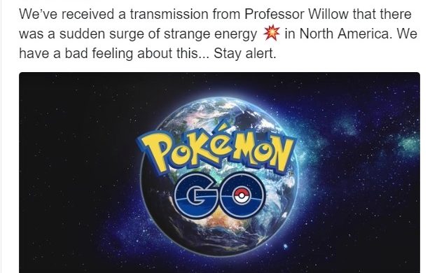 Pokémon GO - Twitter étrange énergie