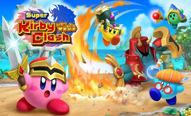 Super Kirby Clash combat sur l
