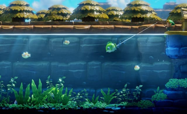 The Legend of Zelda Link's Awakening - pêche