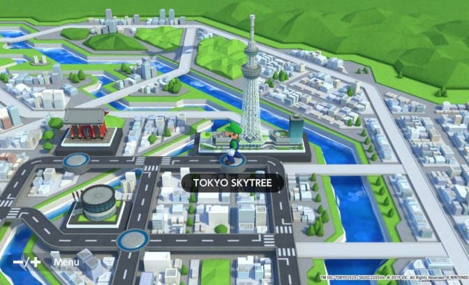 Mario & Sonic aux Jeux Olympiques Tokyo 2020 - Tokyo hub