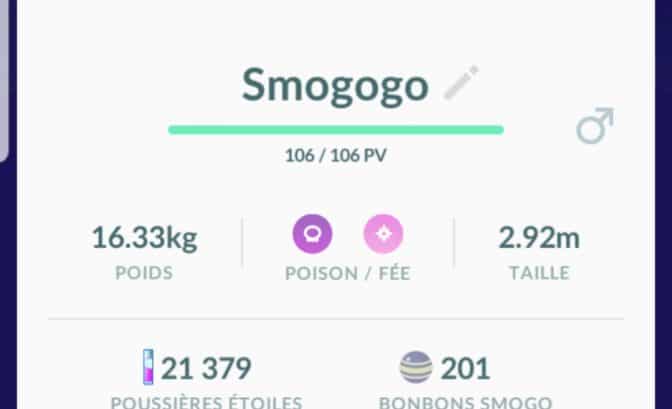 Pokémon GO - Smogogo Galar screencap