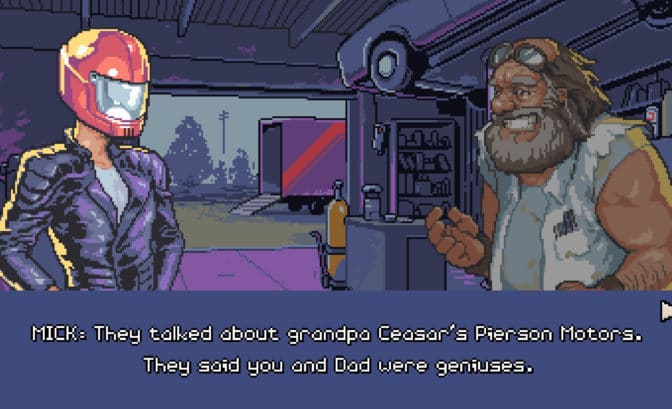 Super Arcade Racing dialogue