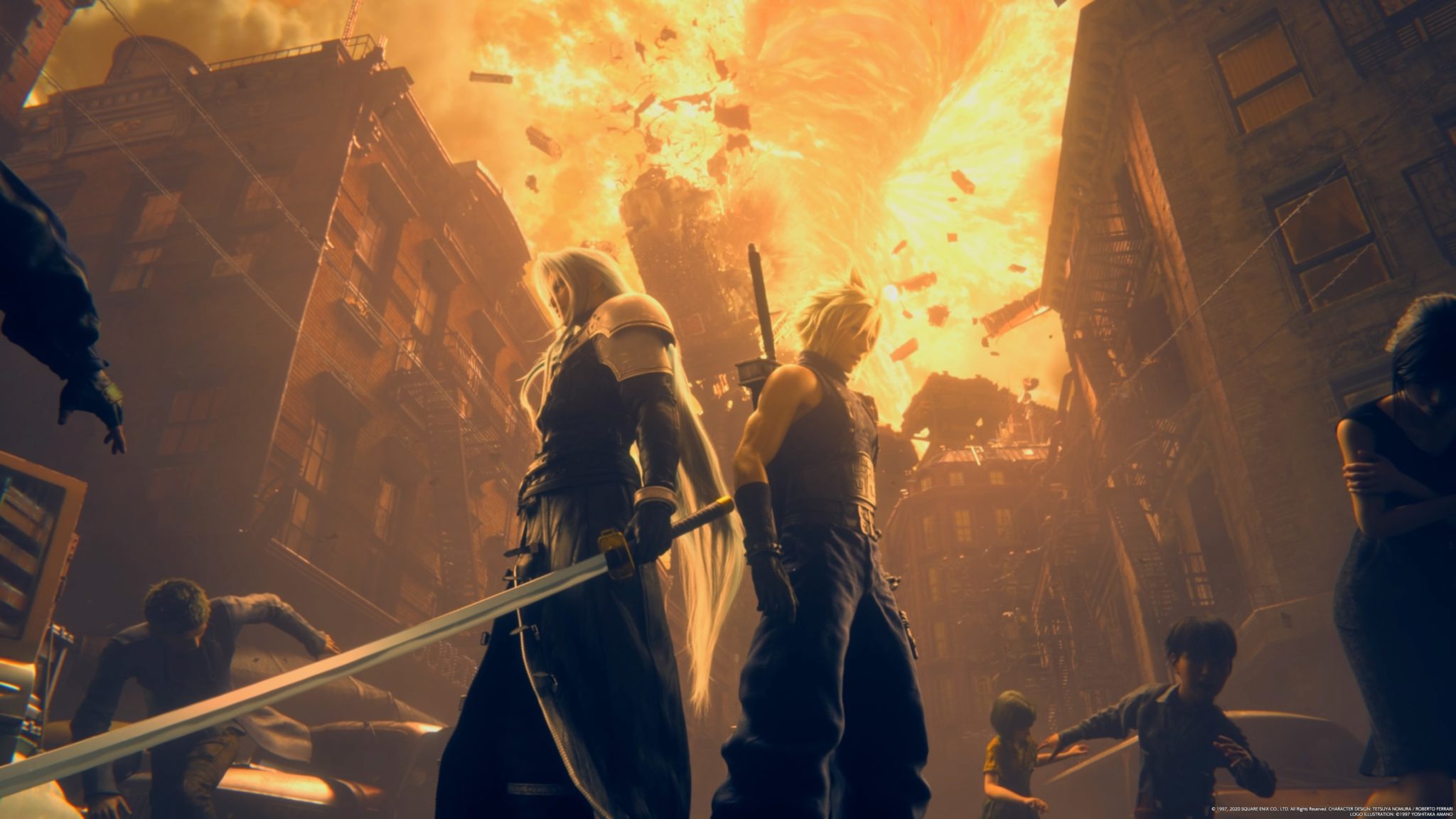 Final Fantasy VII Remake - Cloud et Sephiroth