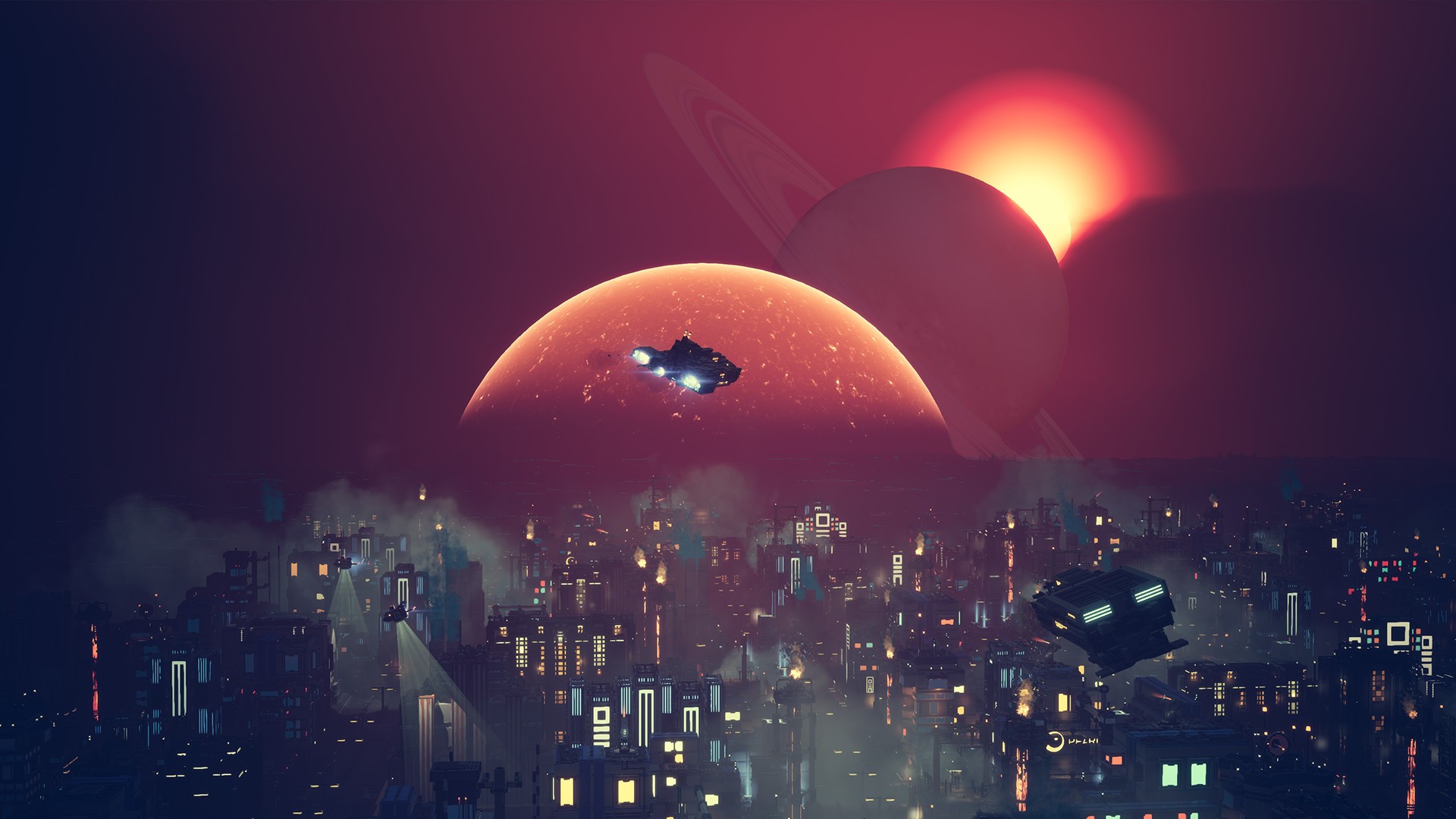 Preview Industries of Titan - Le city builder cyberpunk qui fait mouche