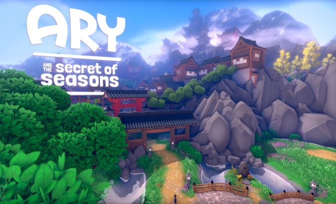 Ary and the secret of seasons - title screen