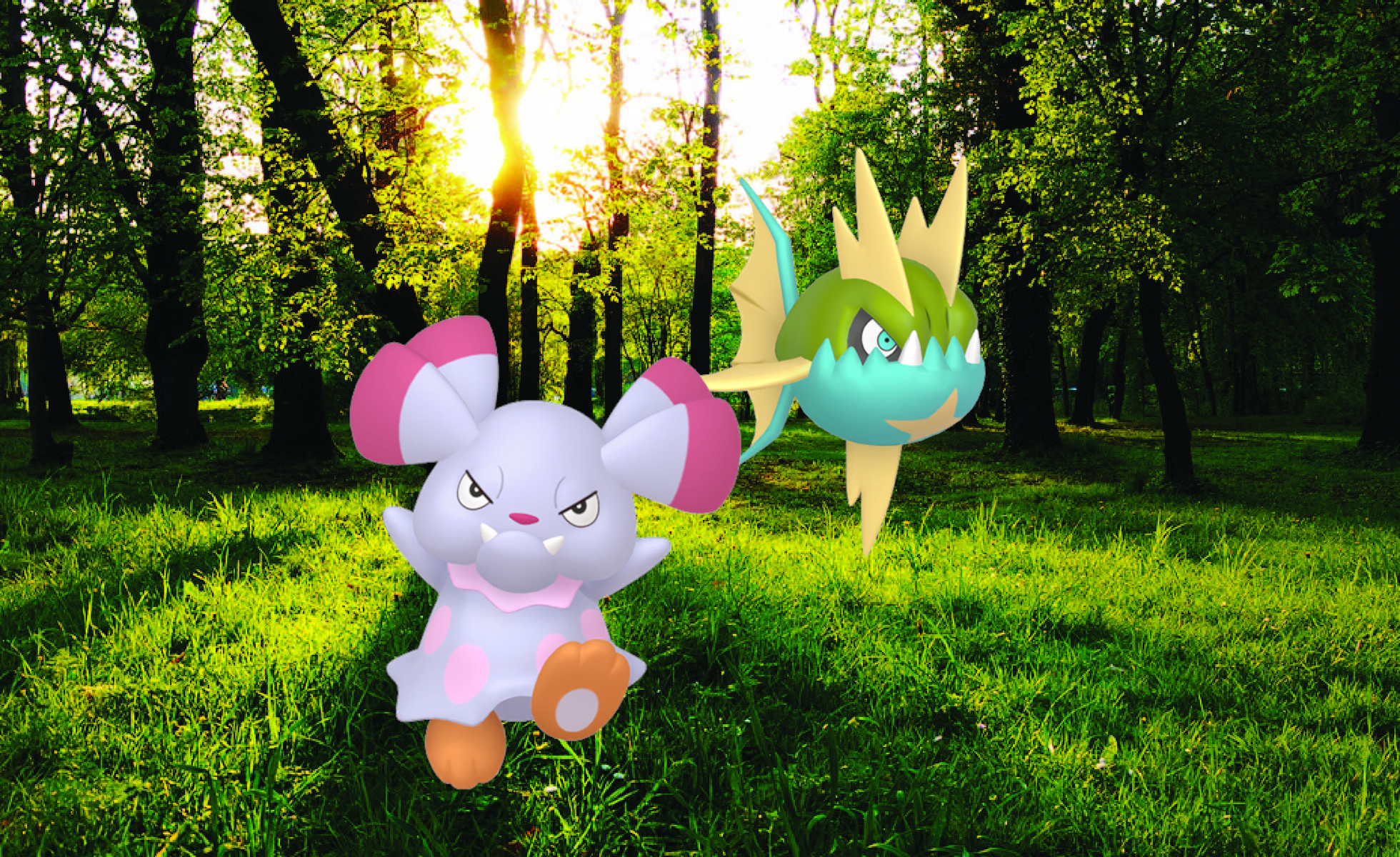 Pokémon GO - Carvanha et Snubbull