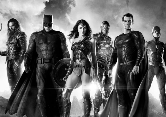 Justice League noir et blanc