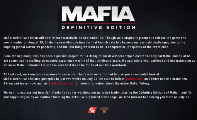 mafia definitive edition reporte