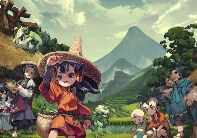 Sakuna of Rice and Ruin key art illustration