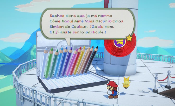 Paper Mario: The Origami King - Crayons