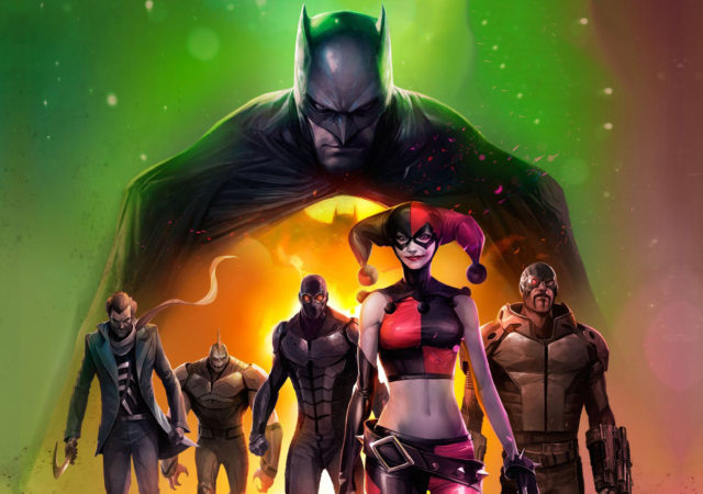Batman Suicide Squad Assault on Arkham poster