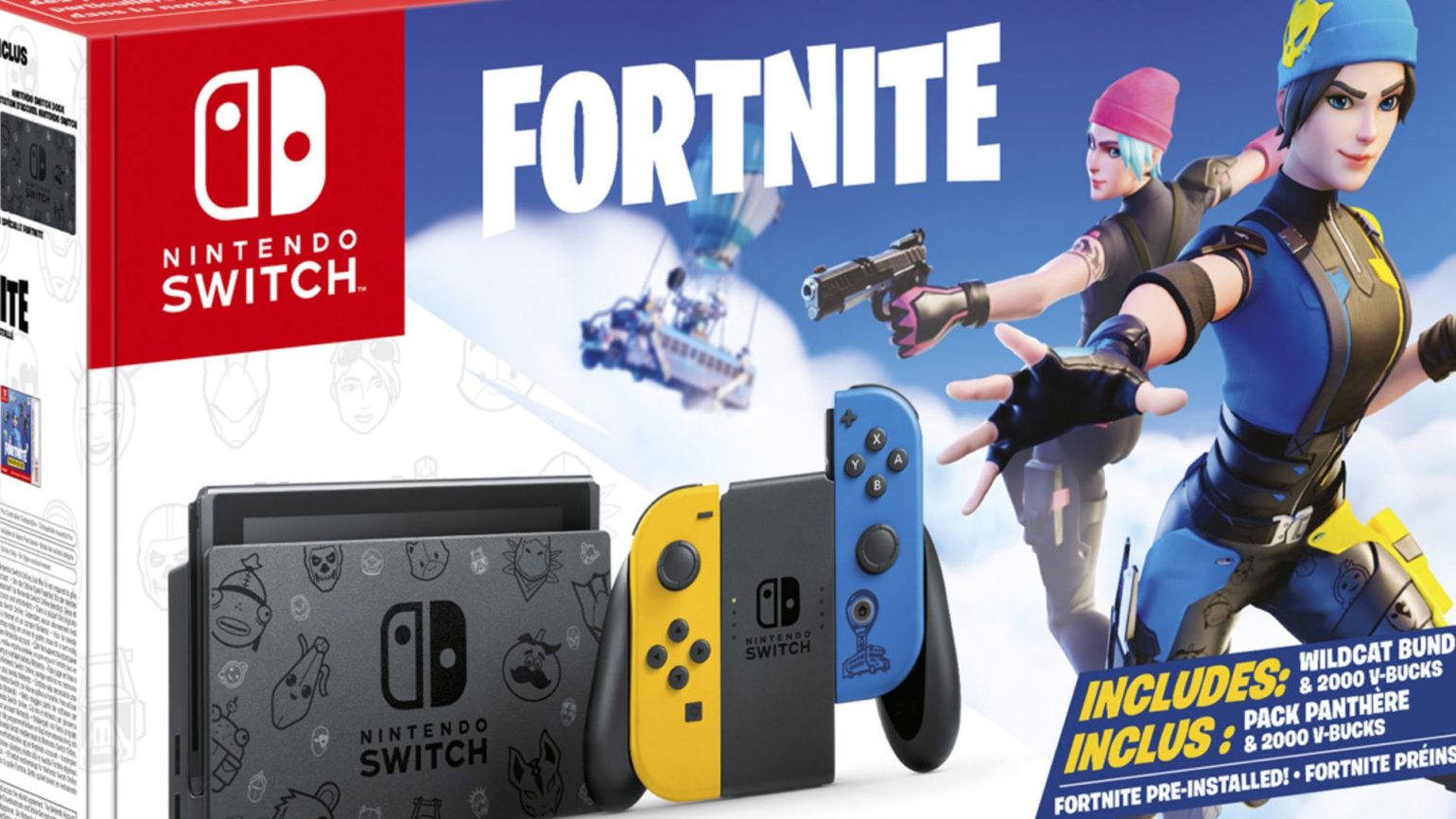 Un pack Nintendo Switch Édition Spéciale Fortnite en approche