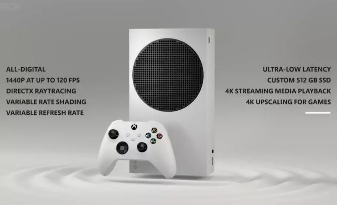 Xbox Series S caractéristiques