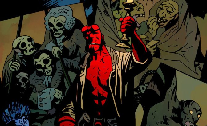 Dawn of Monsters - Hellboy par Mike Mignola