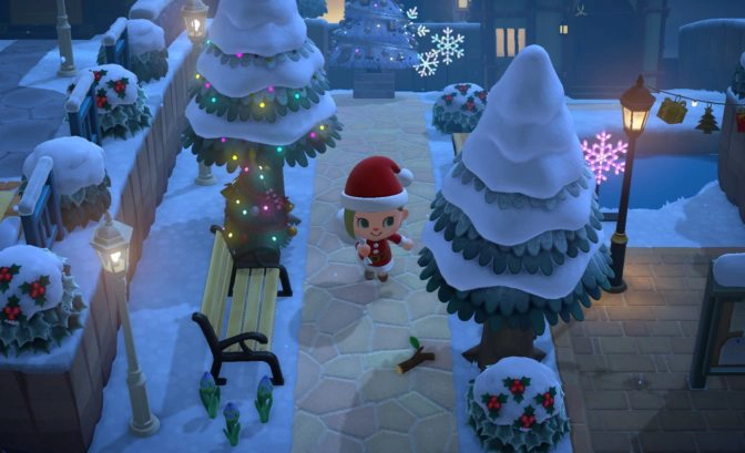 Animal Crossing: New Horizons se pare de son manteau blanc hivernal
