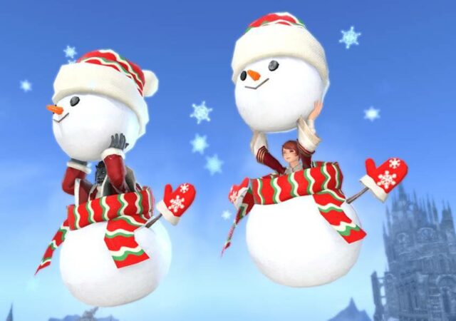 Final Fantasy XIV - Monture bonhomme de neige