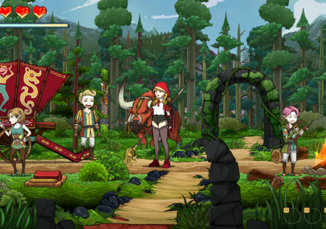 Scarlet Hood and the Wicked Wood - Scarlet rencontre une caravane elfe