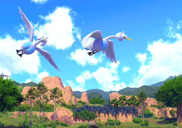 New Pokémon Snap - Lakmécygne en vol