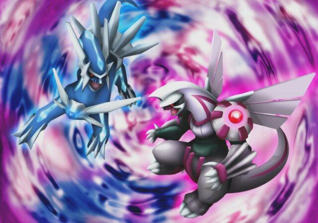 Pokémon Diamant et Perle - Palkia et Dialga Combat