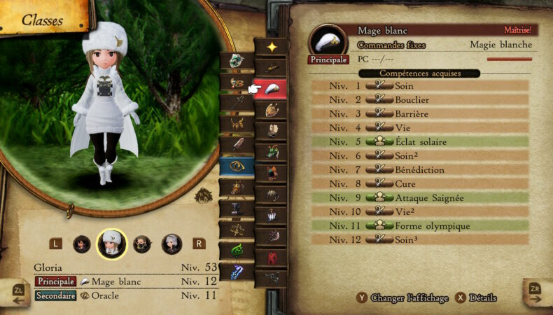 Bravely Default II - Mage Blanc