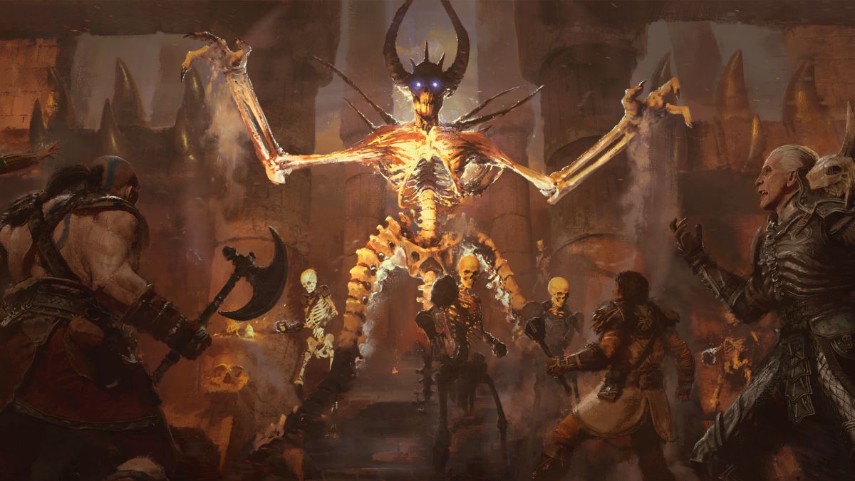 Diablo II: Resurrected squelette