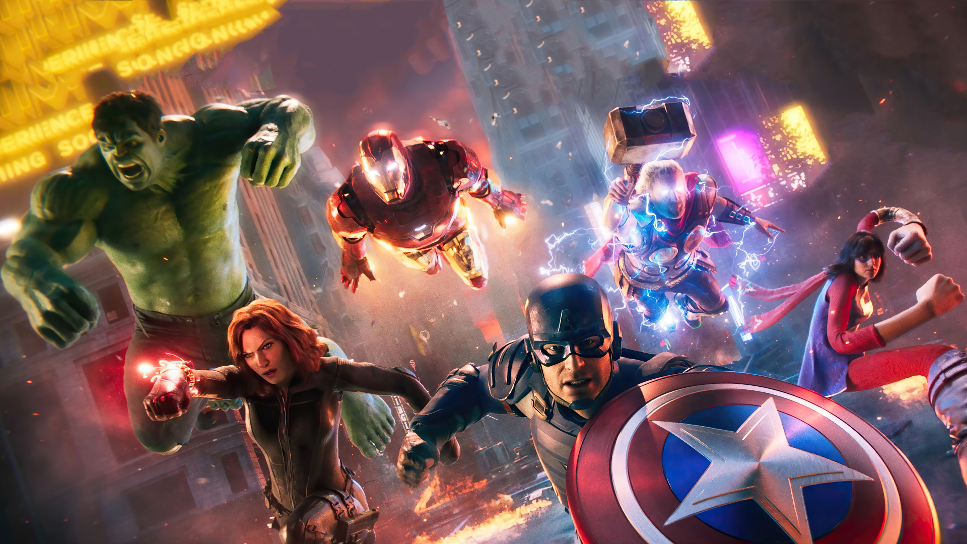 marvel's avengers team up