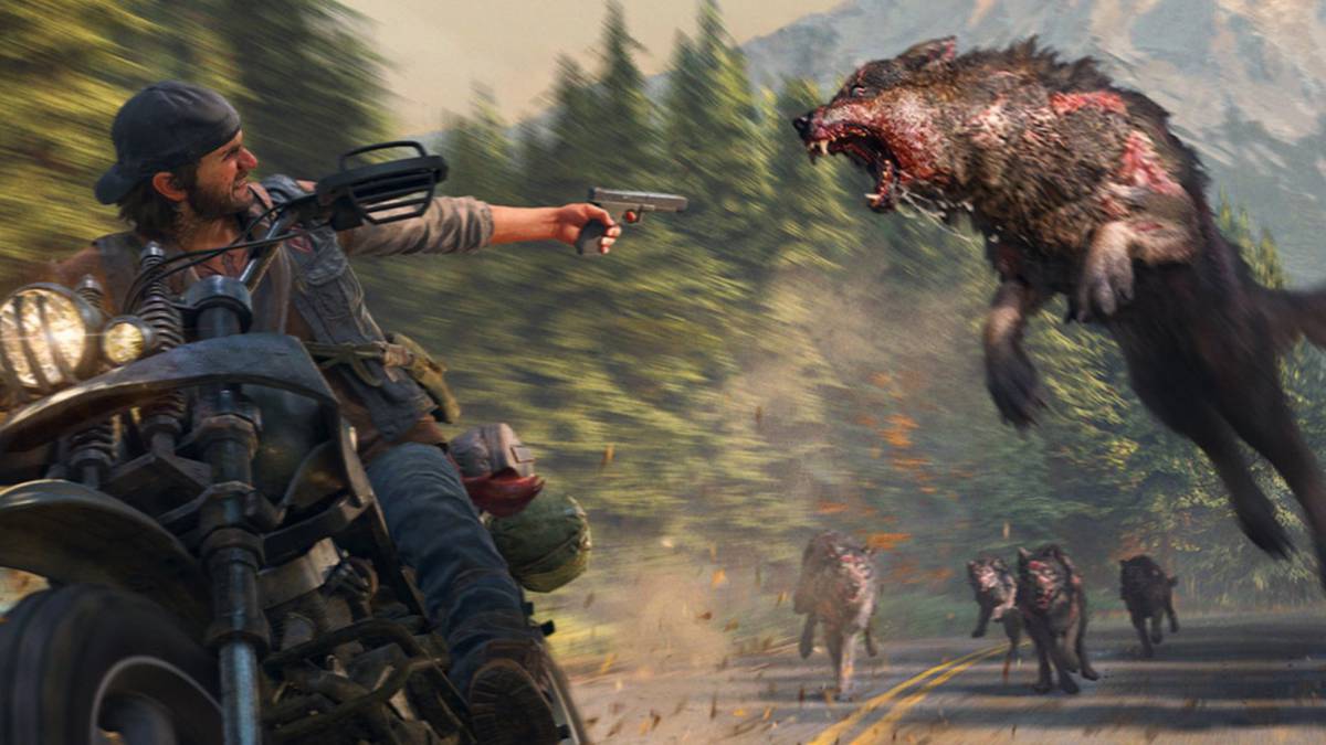 Days Gone attaque loup zombie