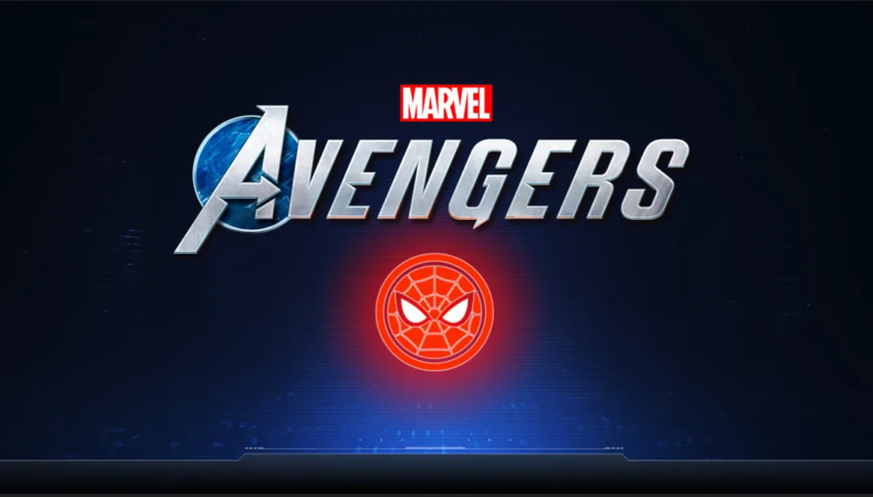 Marvel's Avengers logo spider man