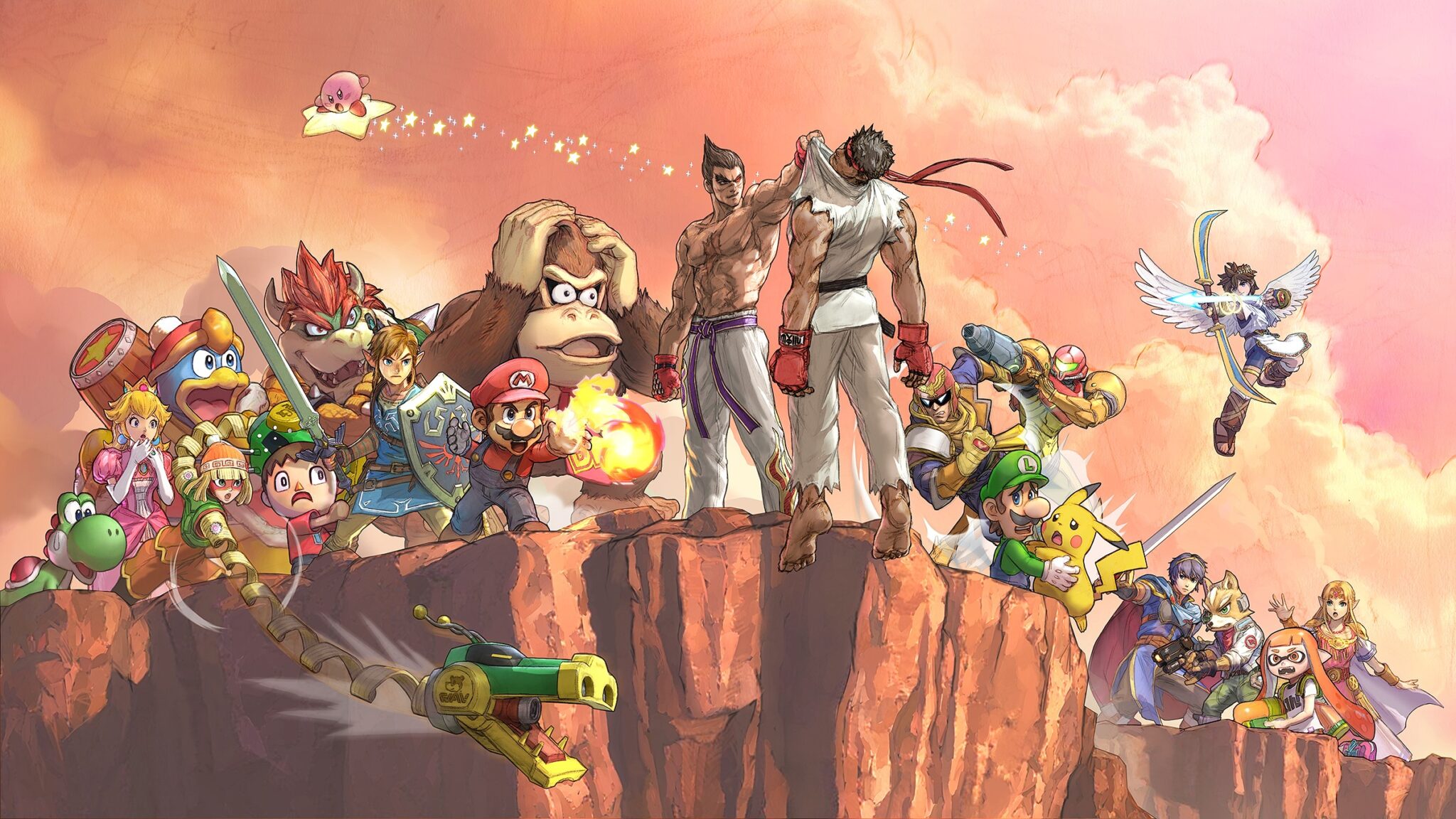 Kazuya Mishima Smash Bros Ultimate artwork