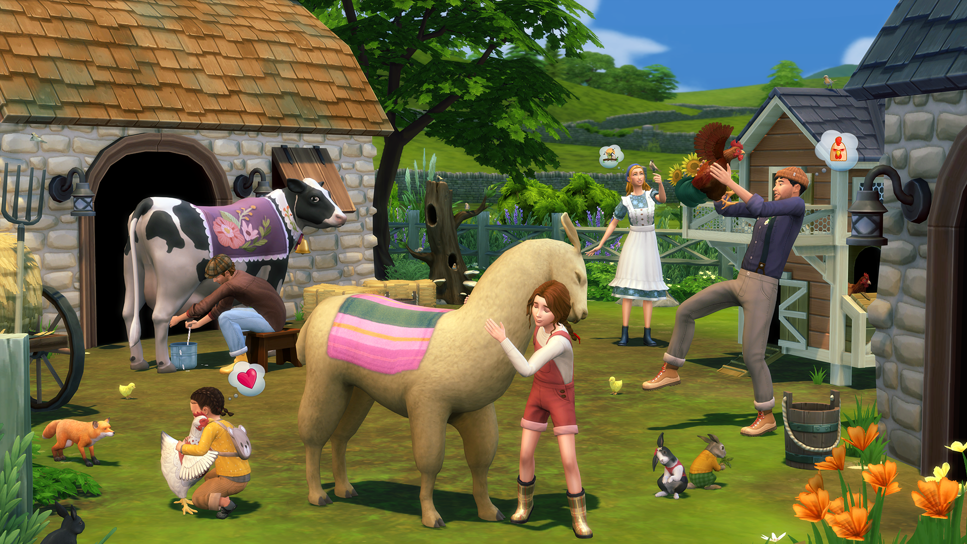 Les Sims 4 Vie à la campagne une ferme