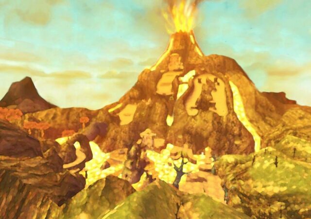 The Legend of Zelda: Skyward Sword HD cube volcan Odinn éruption
