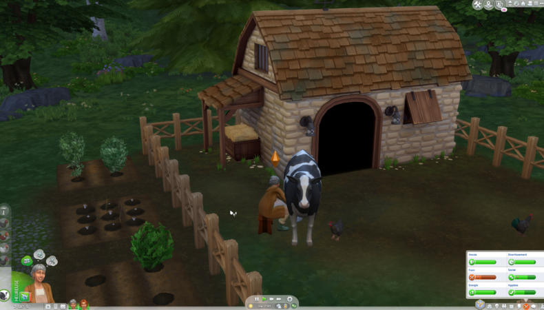 Les Sims 4 Vie à la campagne vache