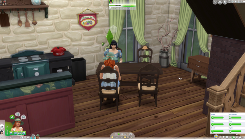 Les Sims 4 Vie à la campagne diner