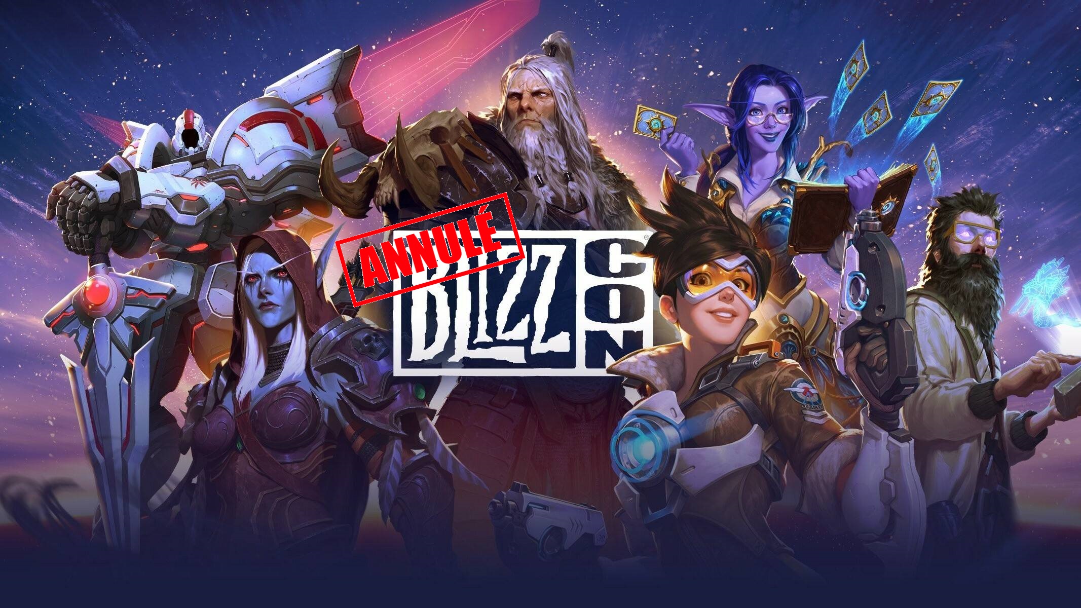BlizzConline 2022 - Blizzard annule l