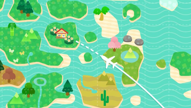 Carte d'Animal Crossing: New Horizons - Happy Home Paradise