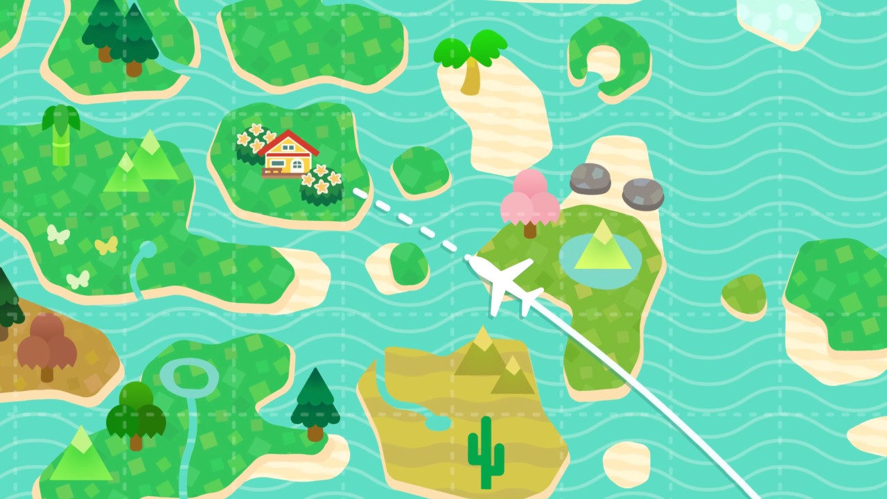 Carte d'Animal Crossing: New Horizons - Happy Home Paradise