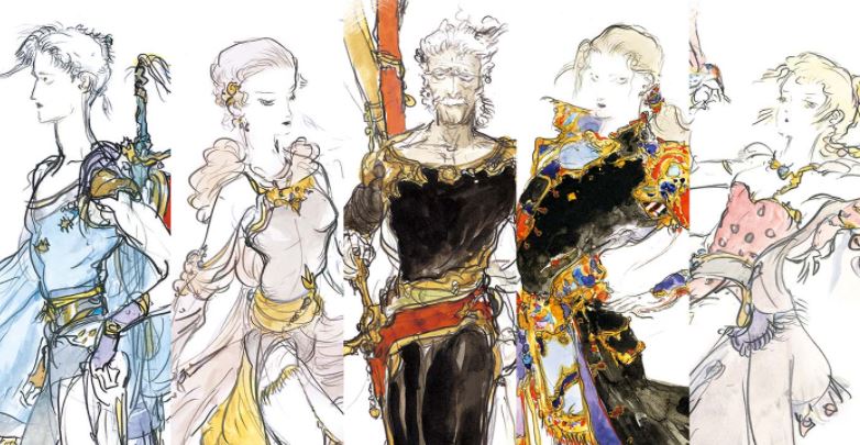 Final Fantasy V Pixel Remaster Amano