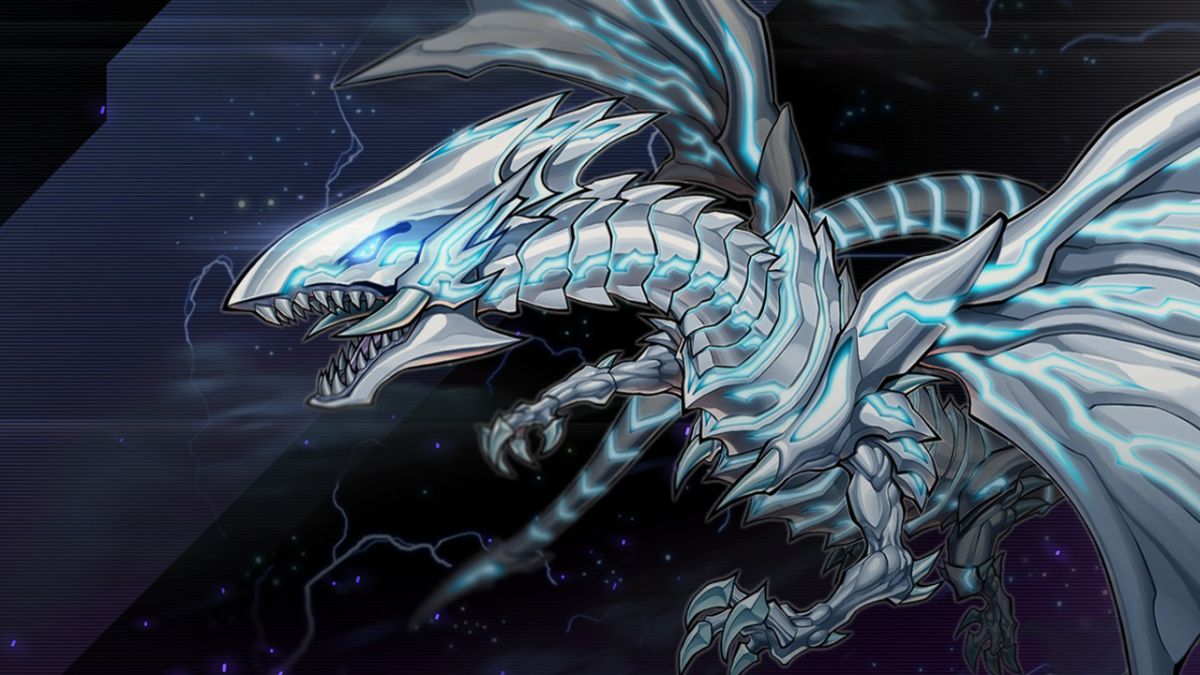 Yu-Gi-Oh Master Duel Dragon blanc aux yeux bleus