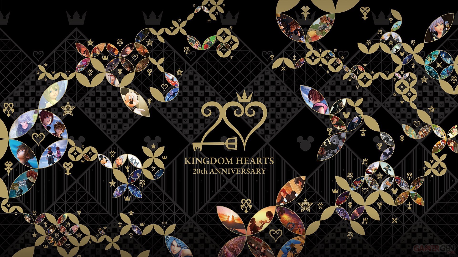 bannière d'anniversaire Kingdom Hearts